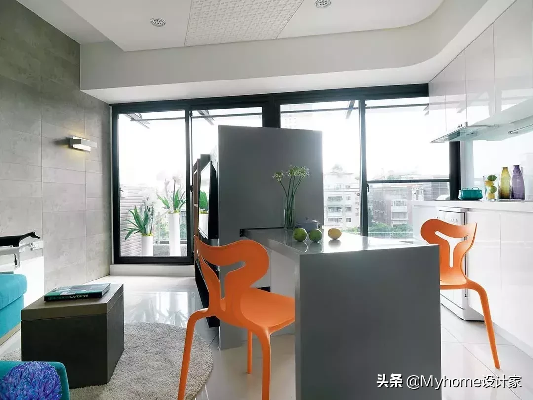 10㎡客厅的10种布局方案,客餐厅一体,小户型还大两倍