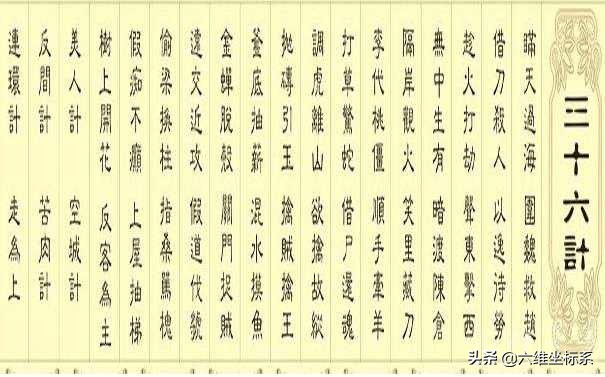 《三十六计》原文及翻译，中华民族悠久文化遗产之一，值得学习