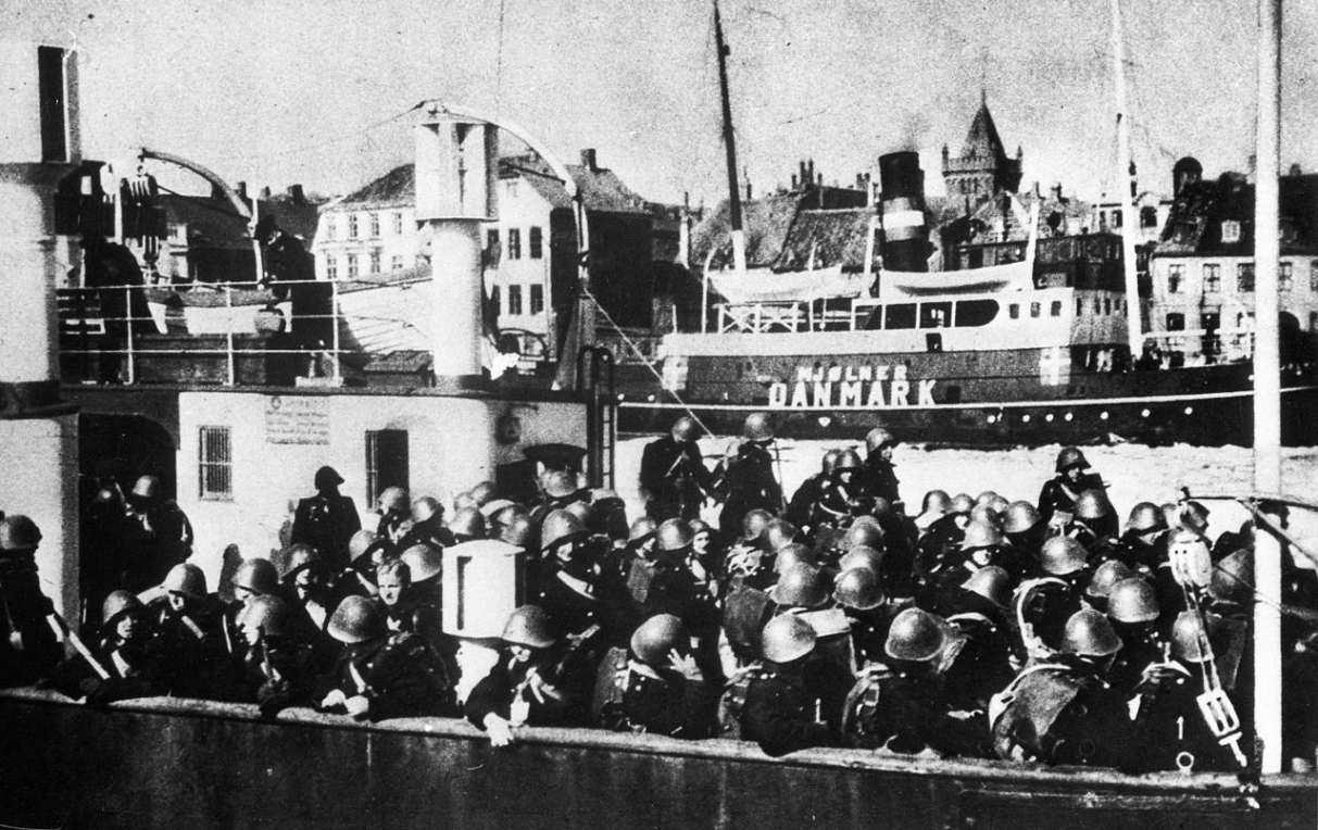 丹麦二战4小时投降图片