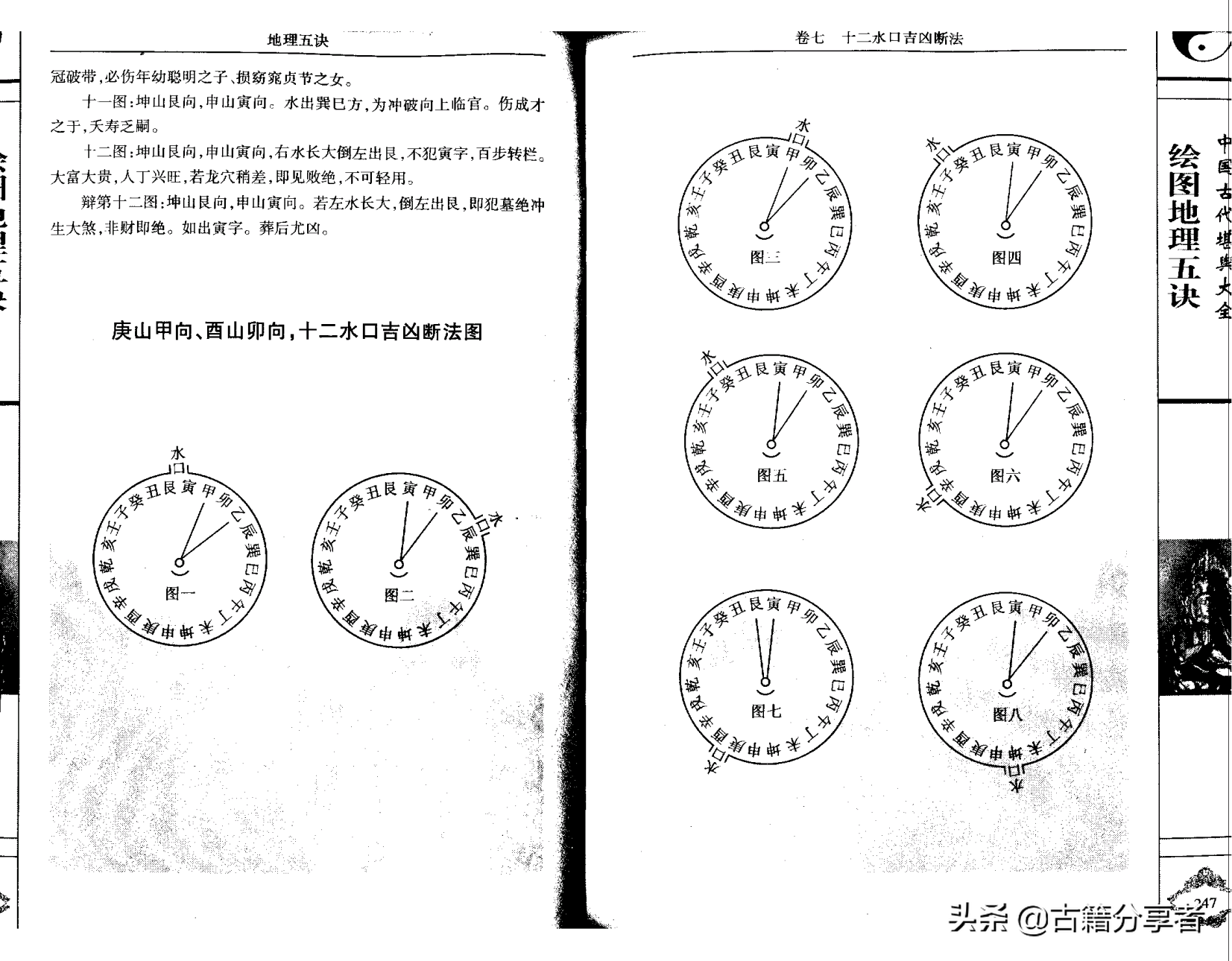 风水地理阴宅图解《地理五诀》3部份