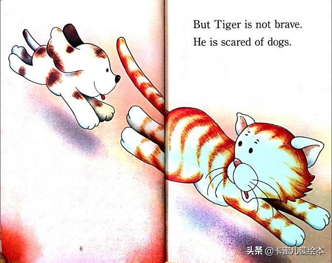 英文有声绘本《Tiger is a Scaredy Cat》Tiger是个胆小鬼