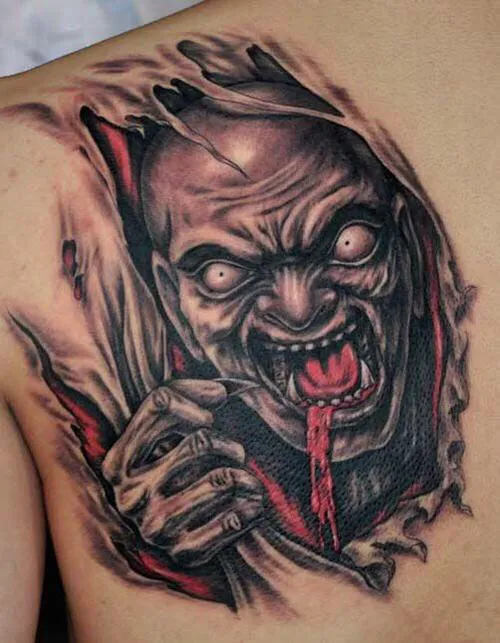 作者的诡异经历:纹身