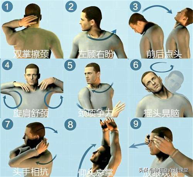 脖子上长“富贵包”，其实是患了颈椎病！教你三个动作消除富贵包