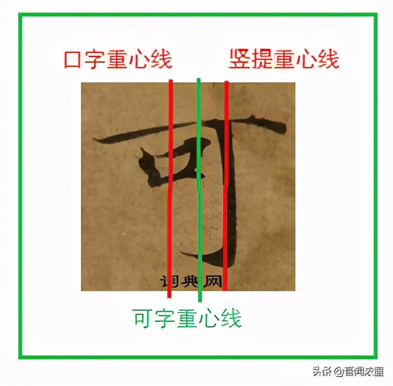书法︱女、可、长、夕、在，都有一个关键节点，掌握了就能写好