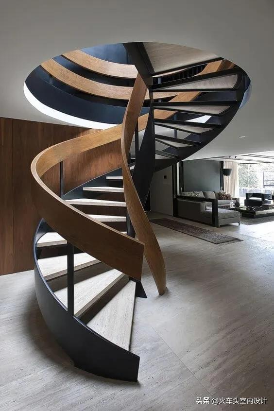 螺旋楼梯设计，令人着迷