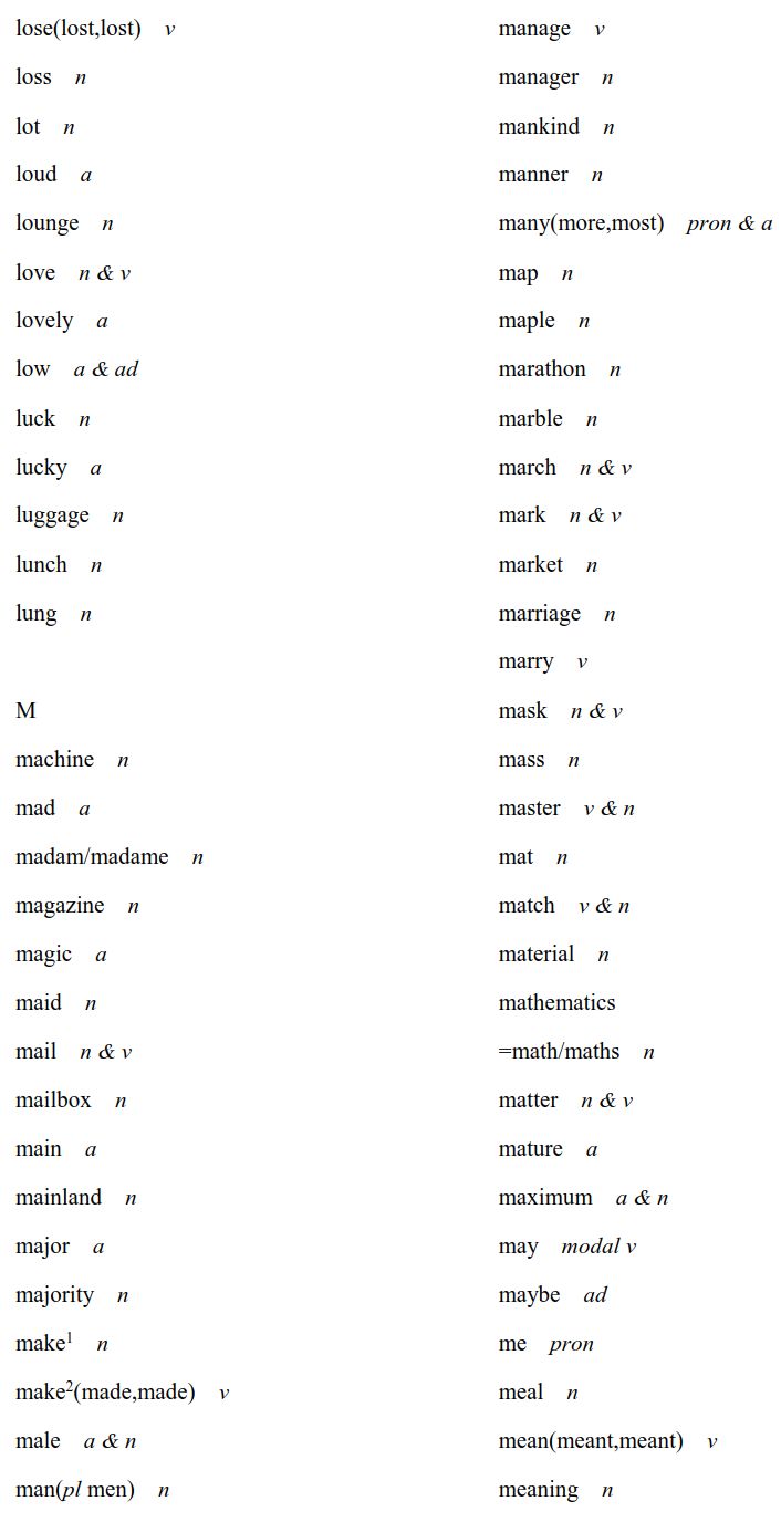 重磅！2020高考英语考试大纲，正式发布（内附最新词汇表）