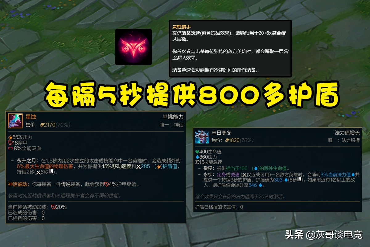 LOL“双盾流”火了！每隔5秒提供800点护盾，赵信凯隐成最大赢家