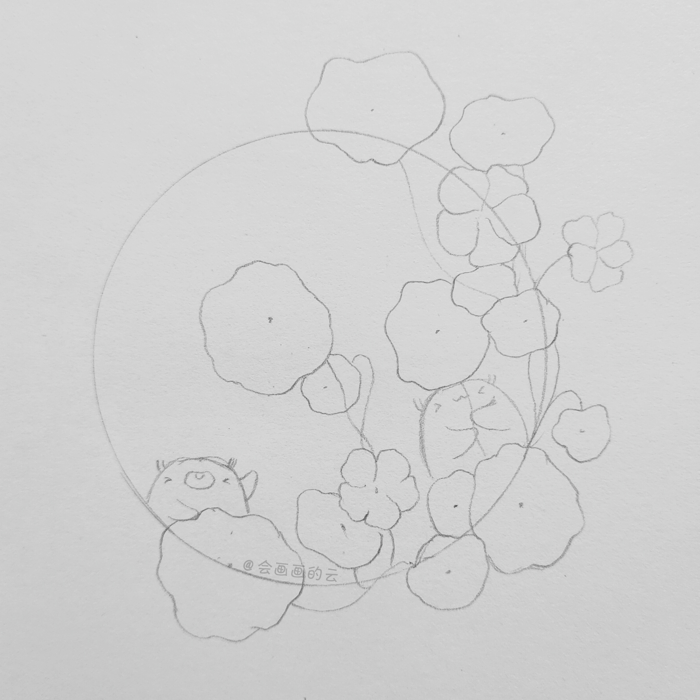 线描小叶子绘画技法详解