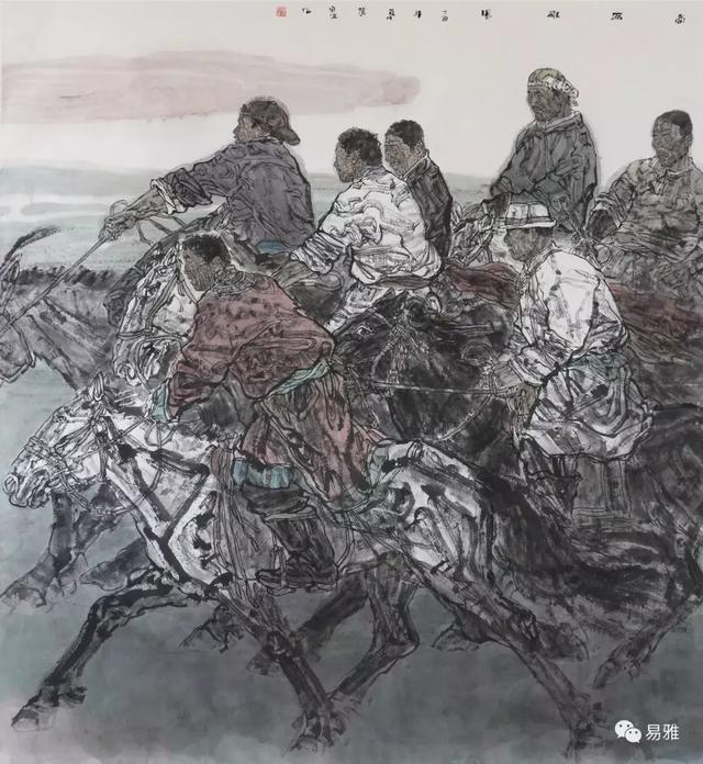 「易雅百家」傅向宏｜当代蒙古族题材绘画的民族特色
