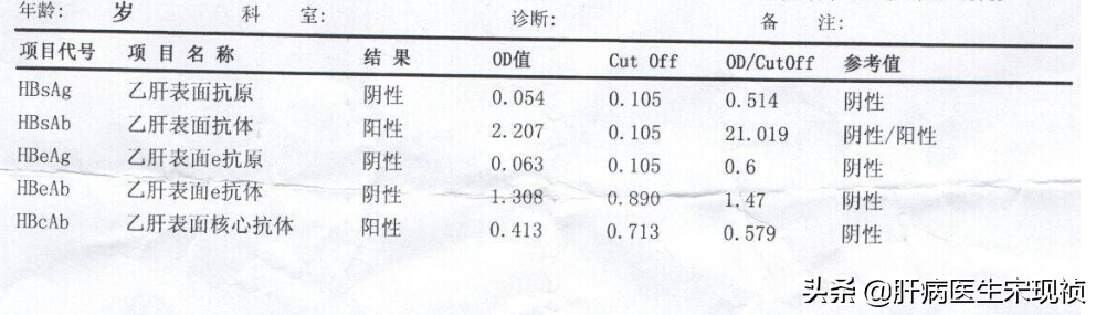 乙肝病毒DNA检测报告单解读：图文详解乙肝两对半化验结果