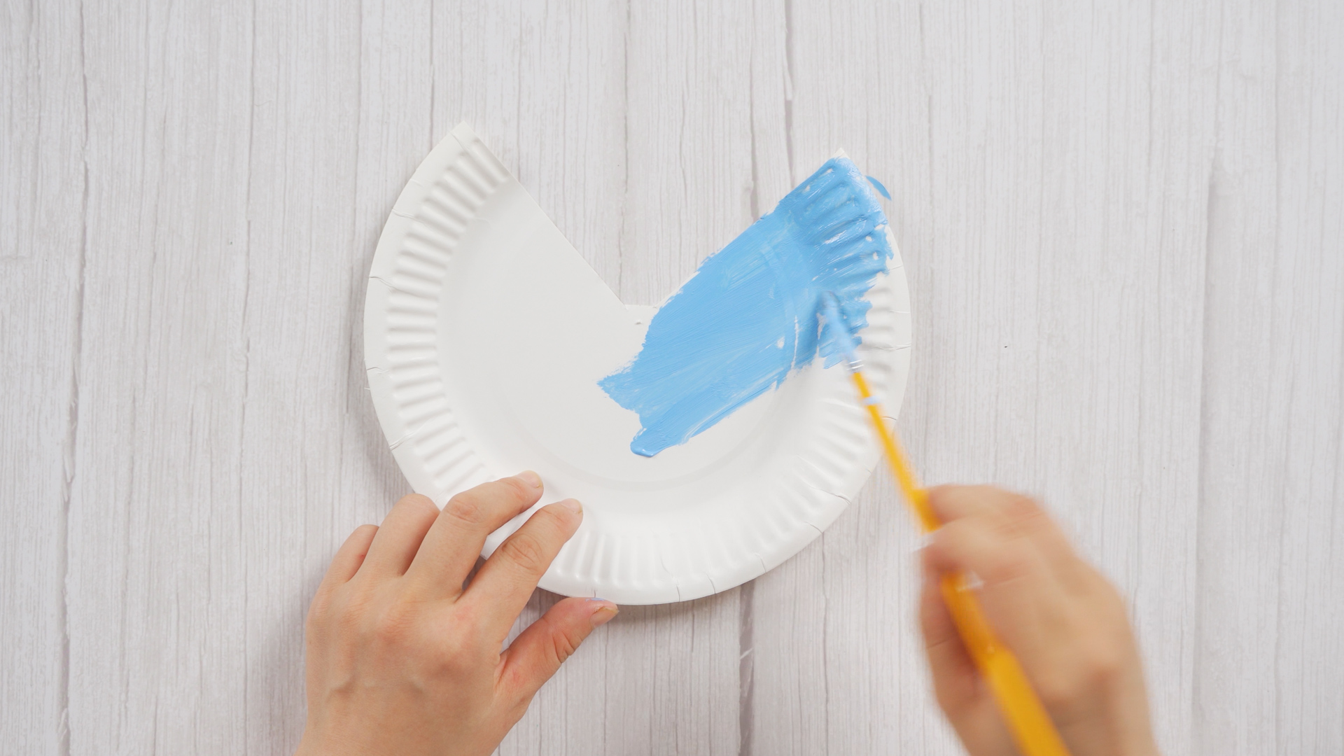 diy创意纸盘手工,手绘旋转的四季,陪娃就是这么简单