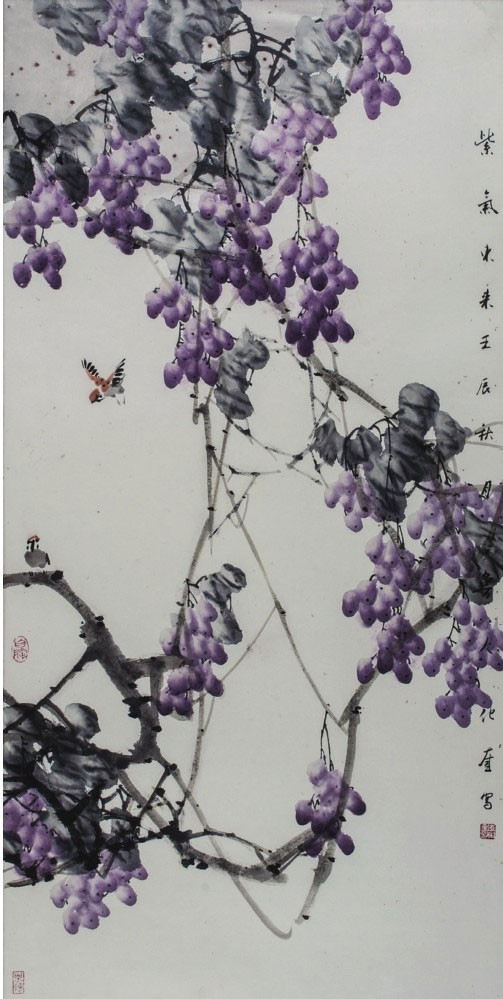 零基础国画教程 ：从小写意到大写意，分步骤讲解葡萄画法，收藏