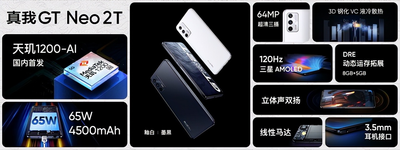 准旗舰1899元起售！真我GT Neo2T发布会汇总