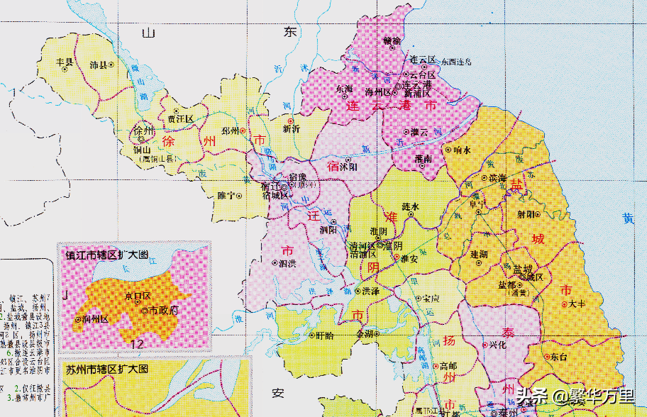 江苏连云港位置地图图片