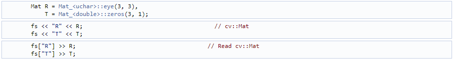 OpenCV1.8 使用XML和YAML文件实现文件的输入/输出