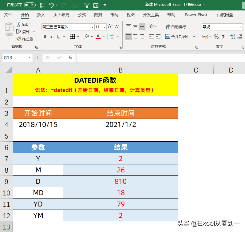 Excel日期函数，只看这一篇就够了，动图演示让你一看就懂