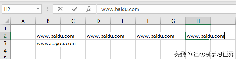 Excel – 输入网址时会产生超链接，有几种办法取消？