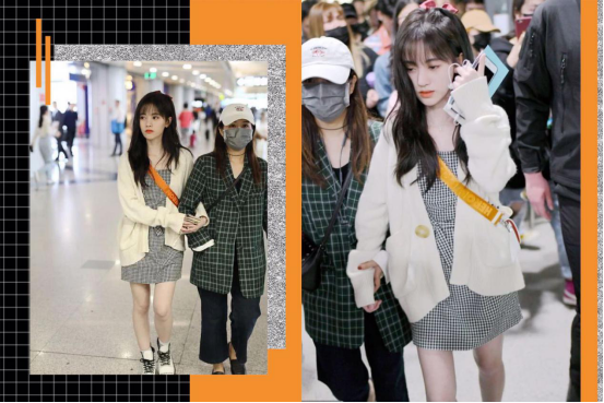 鞠婧祎的私服衣品真好，时尚造型减龄还显小，照着搭配“不翻车”