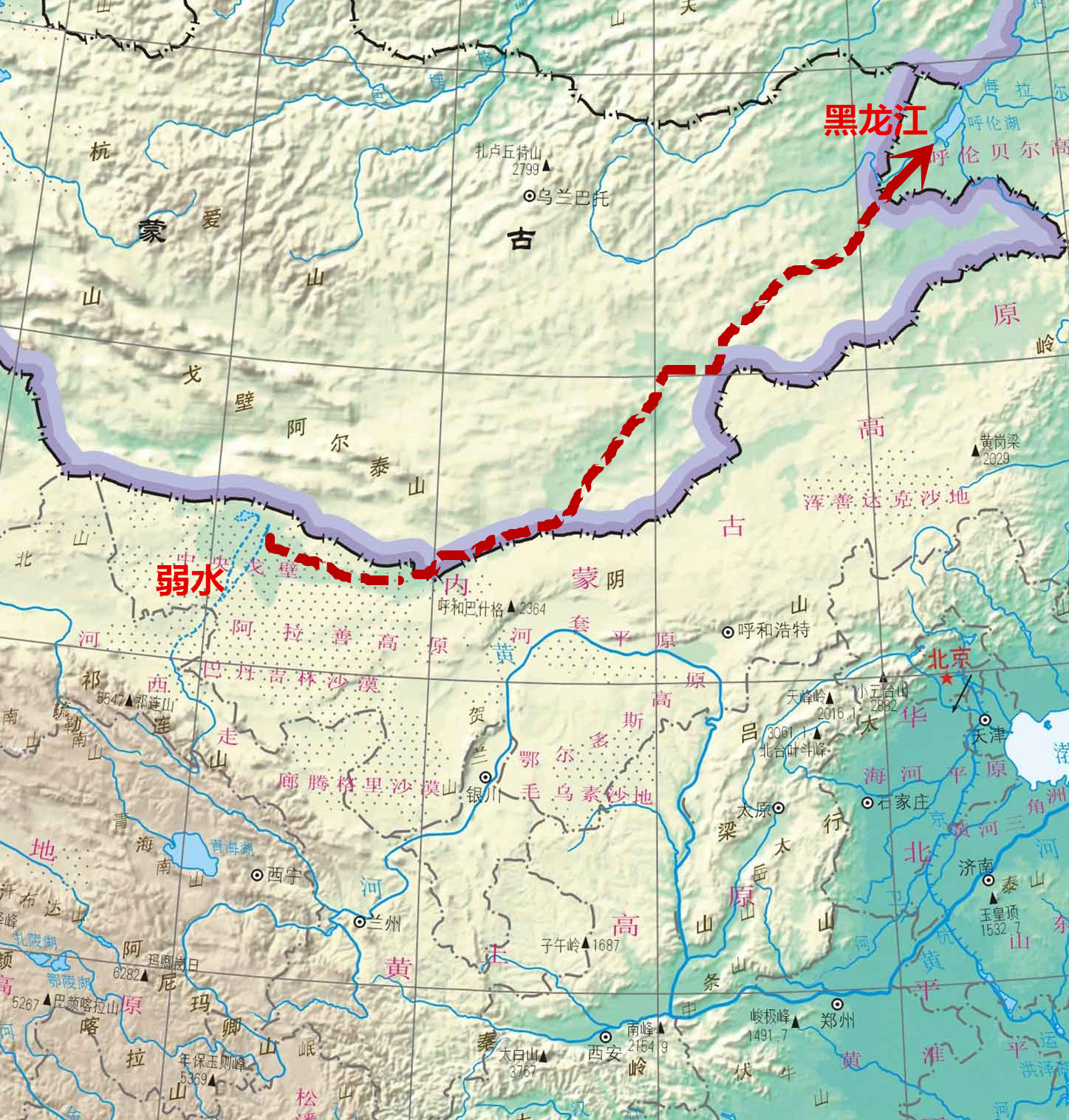 地理大发现:黑龙江曾经发源于祁连山,是中国最长的河流