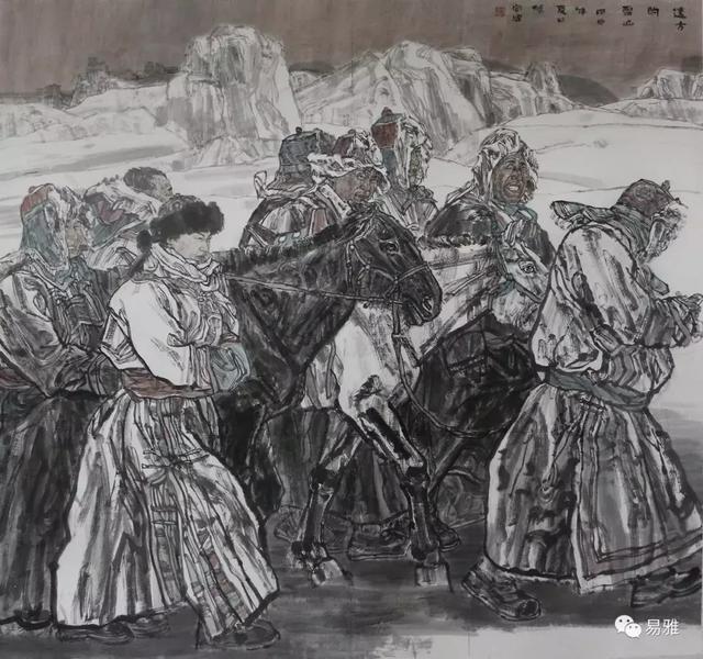 「易雅百家」傅向宏｜当代蒙古族题材绘画的民族特色