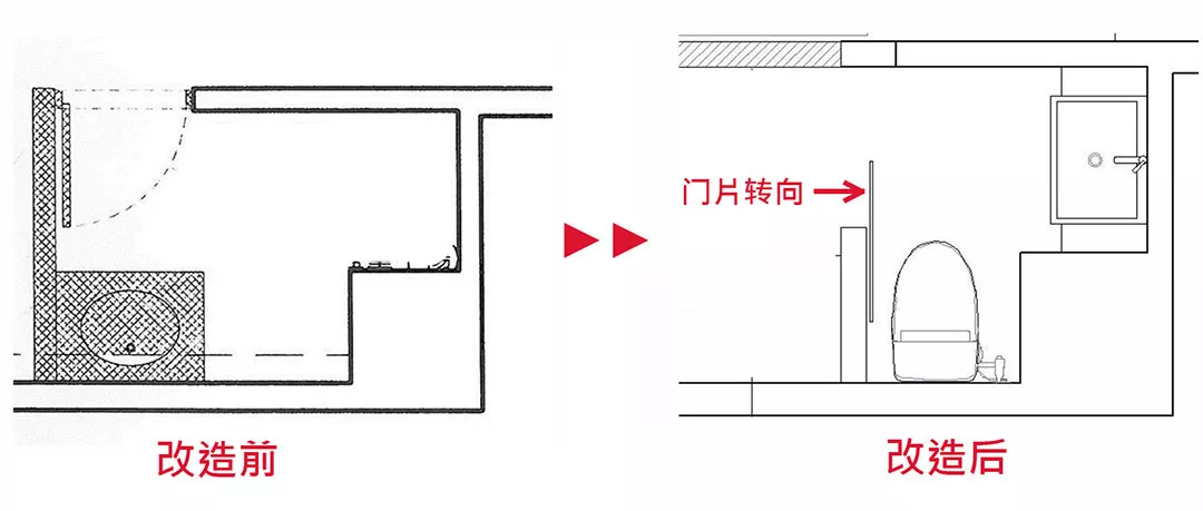 爆改60㎡小公寓，榨出三居室，玻璃书房、大浴缸，都有了