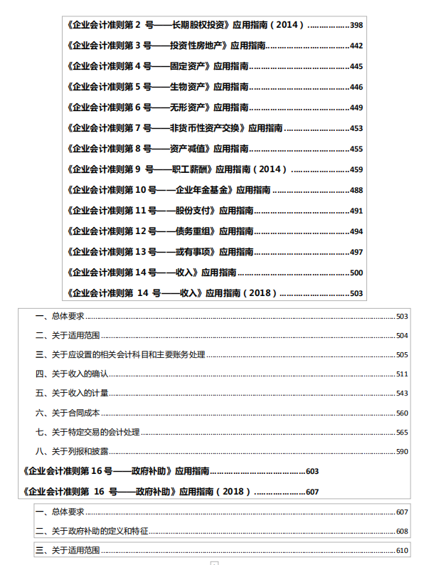 2020年最新企业会计准则及应用指南及解释汇总！建议打印收藏