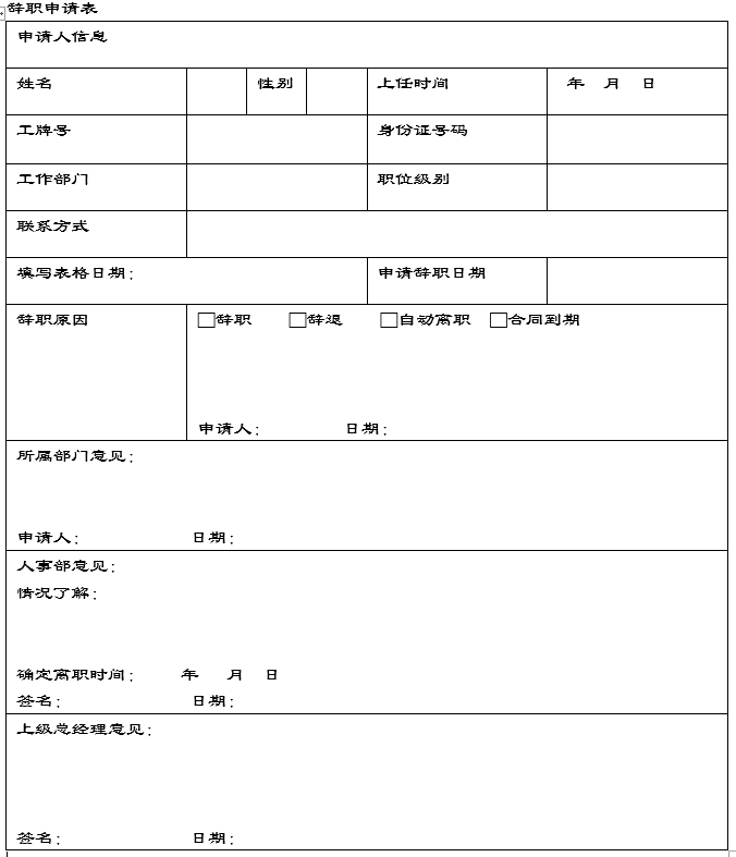 Word制作辞职申请书（表），方法非常简单，新手也可以学会