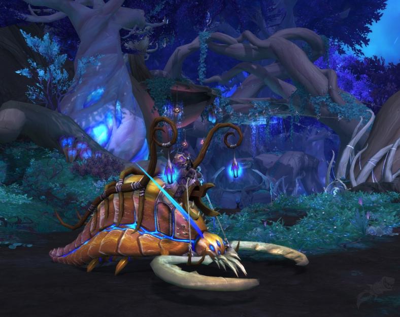 《魔兽世界》9.0炽蓝仙野地图坐骑收藏指南