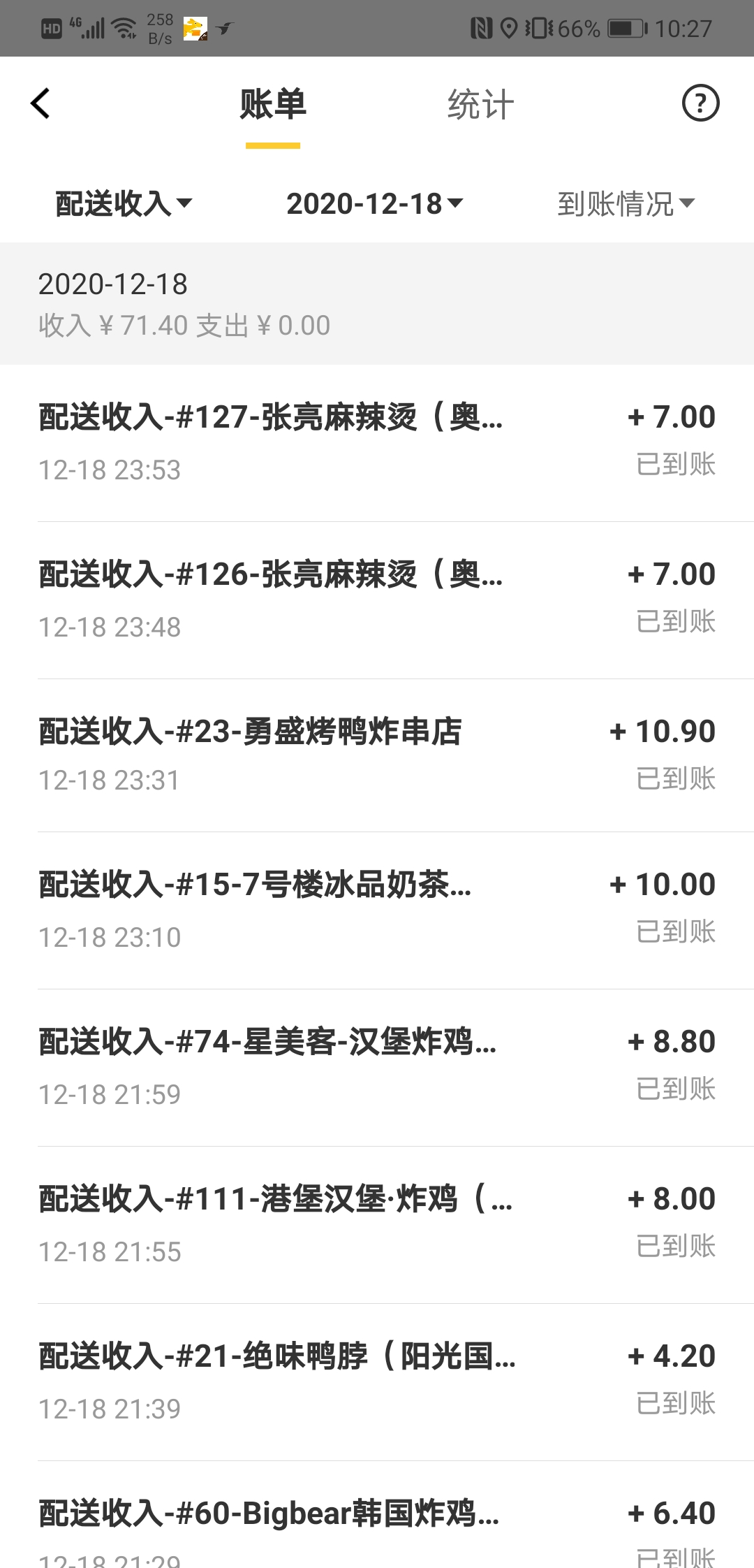 在天津，下班后兼职跑外卖，一个月能挣多少？