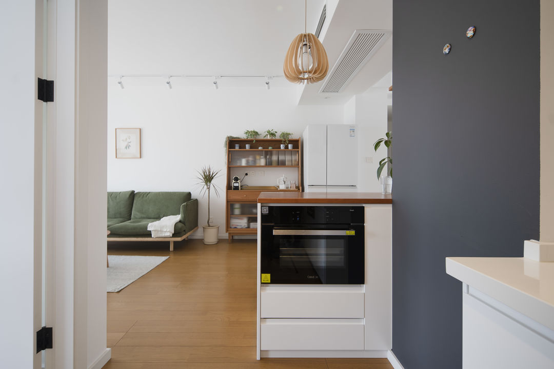 LDK設計的70㎡兩居室，大面積留白乾淨清爽，「省錢裝潢」的榜樣