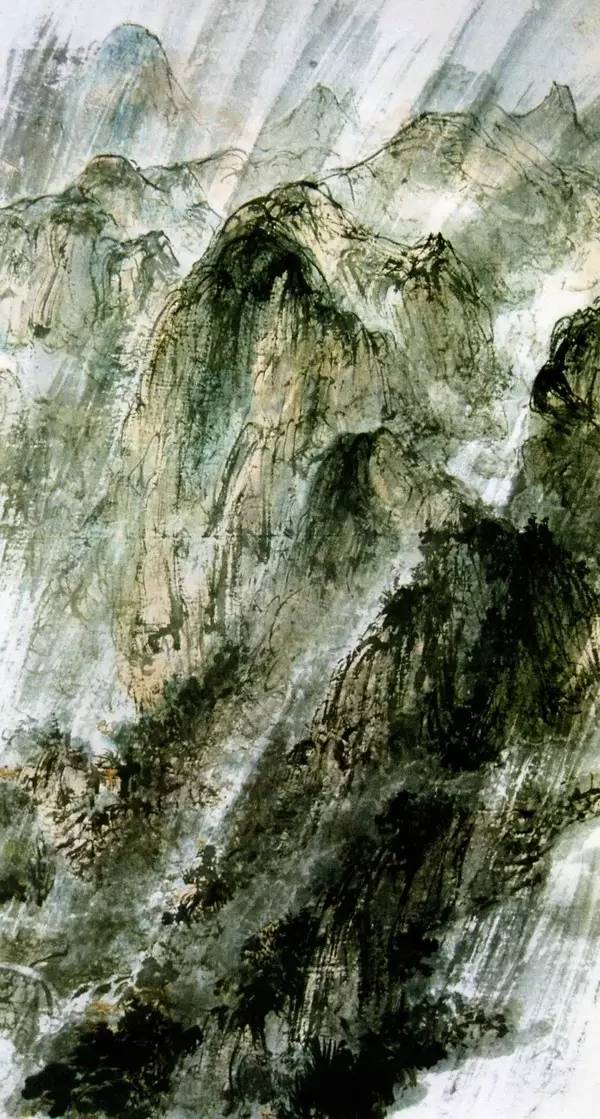 一半山川带雨痕 </p><p>　　 傅二石谈傅抱石笔下雨景（暴雨原来是这样画的）