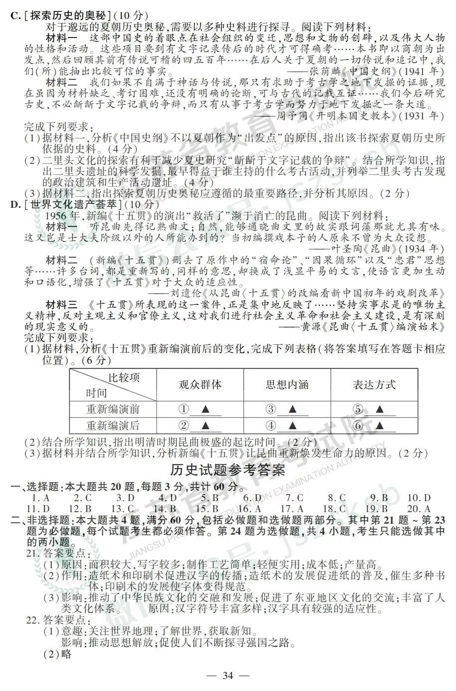 【最新】刚刚！2019江苏高考试题+答案公布，快来估分吧~