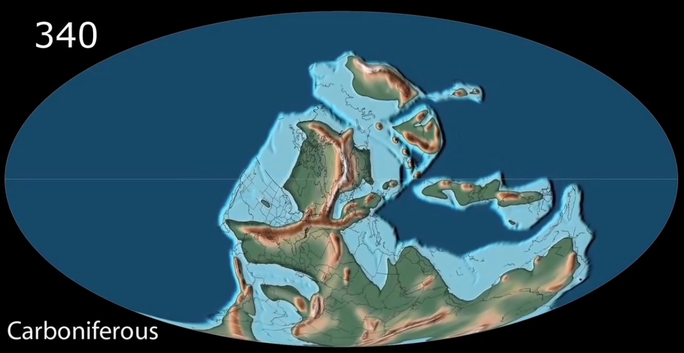 七大洲四大洋地图(七大洲四大洋是如何形成的？从地图看地球几亿年的板块漂移)