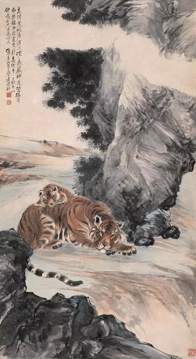 滚滚红尘中的四川兄弟：入世的虎痴张善孖和出世的黑猿张大千