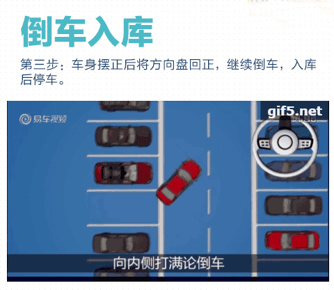 倒车入库+侧方停车技巧动图解，1分钟掌握倒车要点