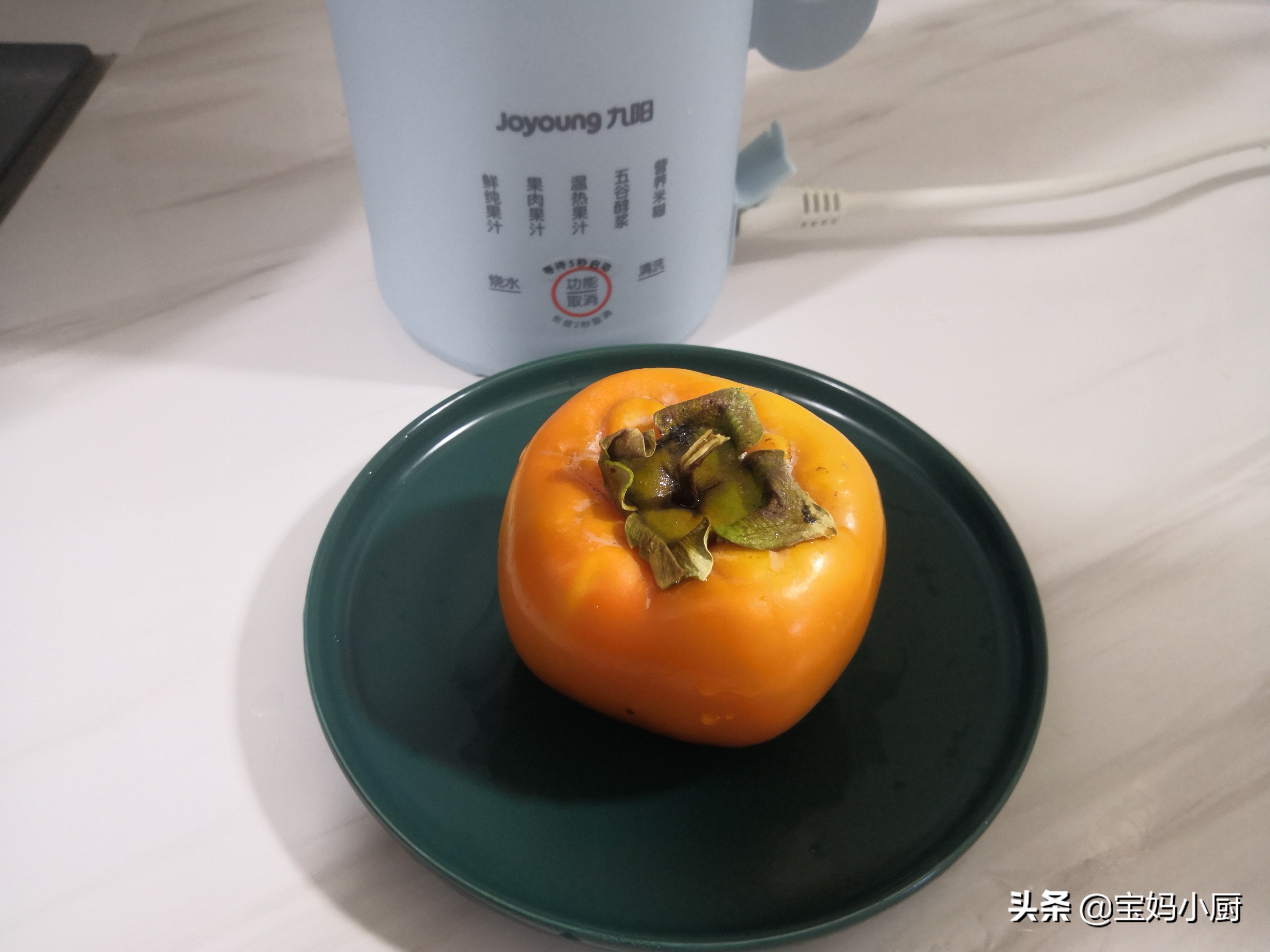 柿子新吃法，温热，甜美无添加，营养不上火，秋季常给家人喝
