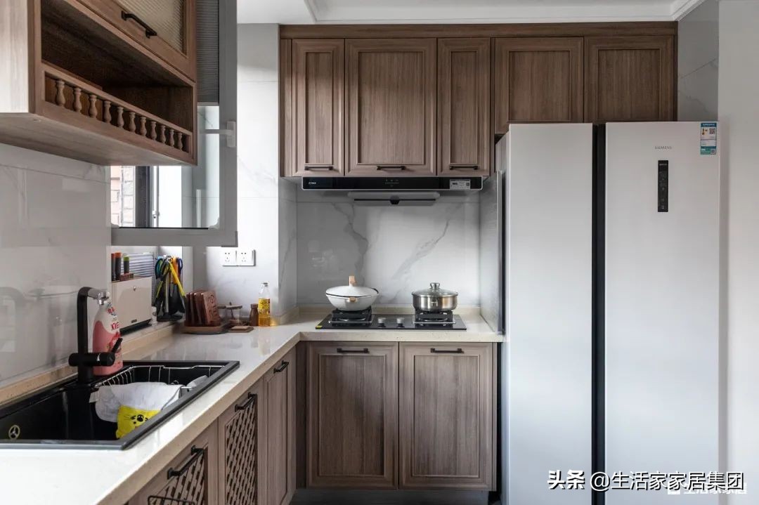 120㎡新中式，开放式书房、厨房更显宽敞，一家三口尽享诗意生活