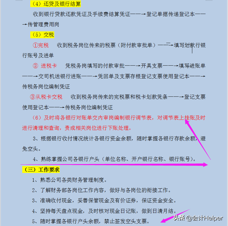 财务速看:从月初到月末，财务各岗位工作全流程汇总!助你高效工作