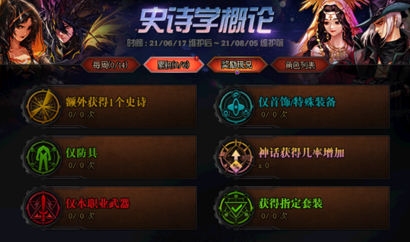 DNF：神话毕业手段喜加一，周年庆史诗学概论活动玩法抢先看
