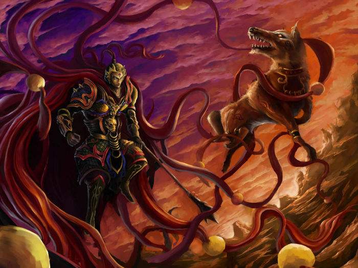 传统纹身图案寓意人物篇三：二郎神