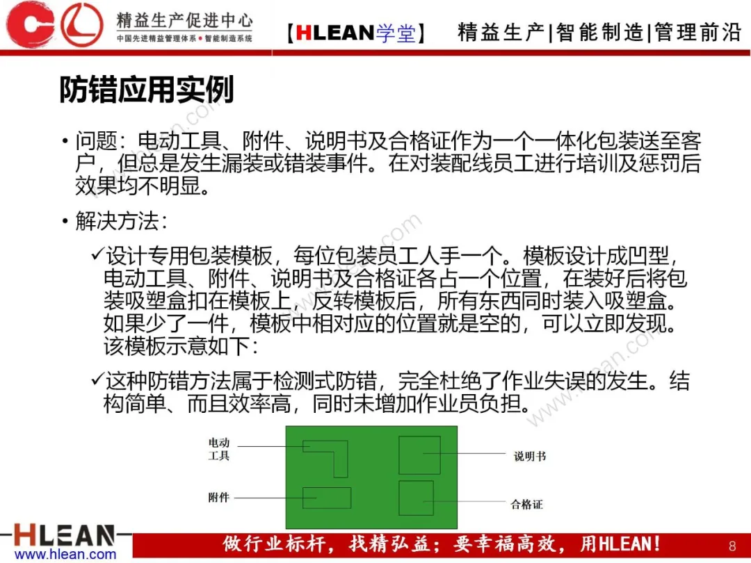 「精益学堂」POKA-YOKE 防错技术