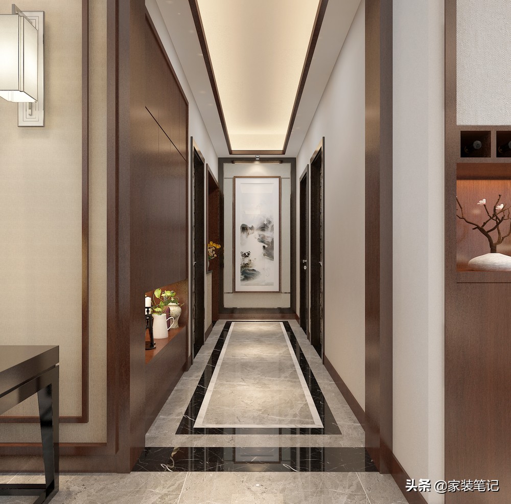这样的中式风格装修，符合三代人的审美观，不仅有文化感还有品味