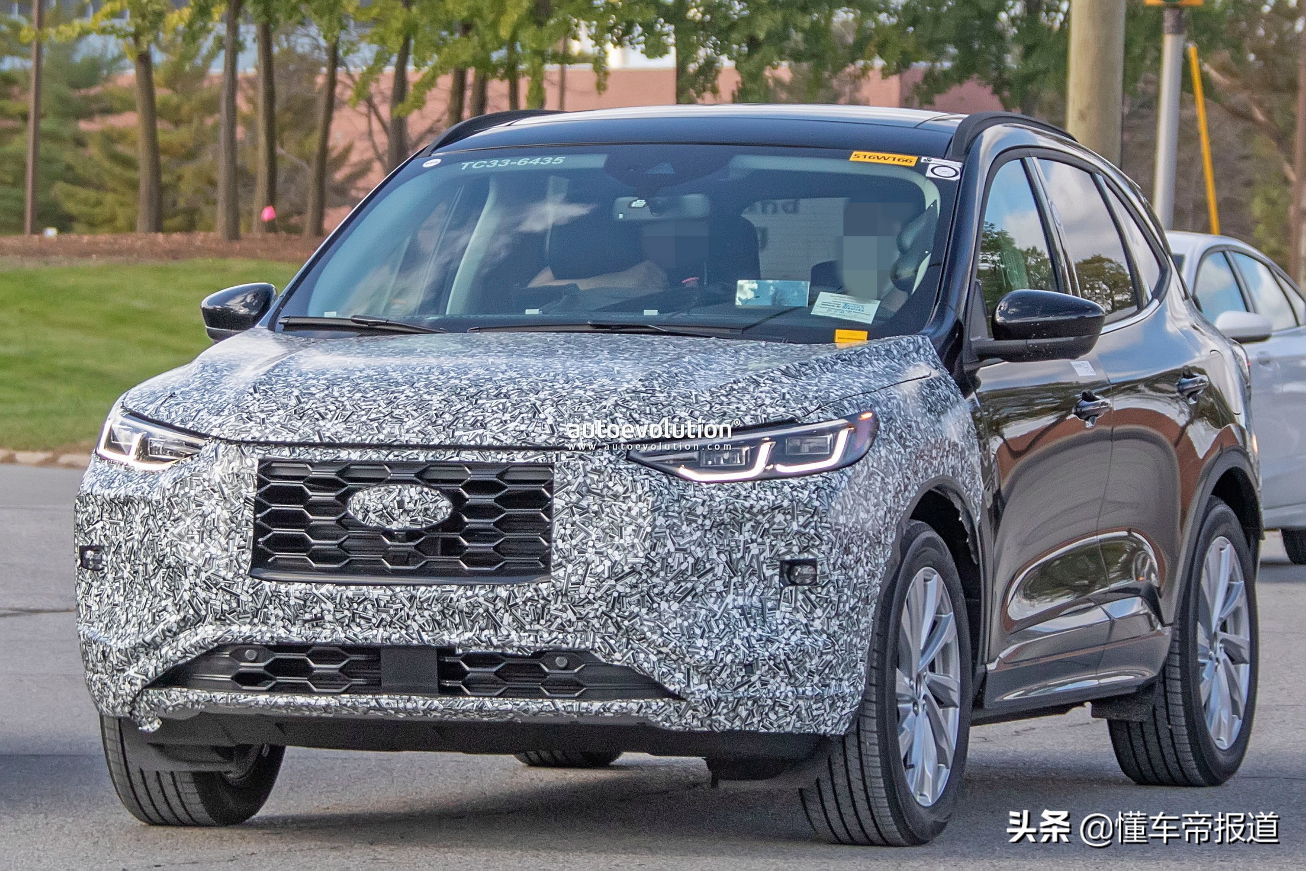 新车 | 头灯风格与宝马近似，或于2022年亮相！曝福特锐际最新谍照