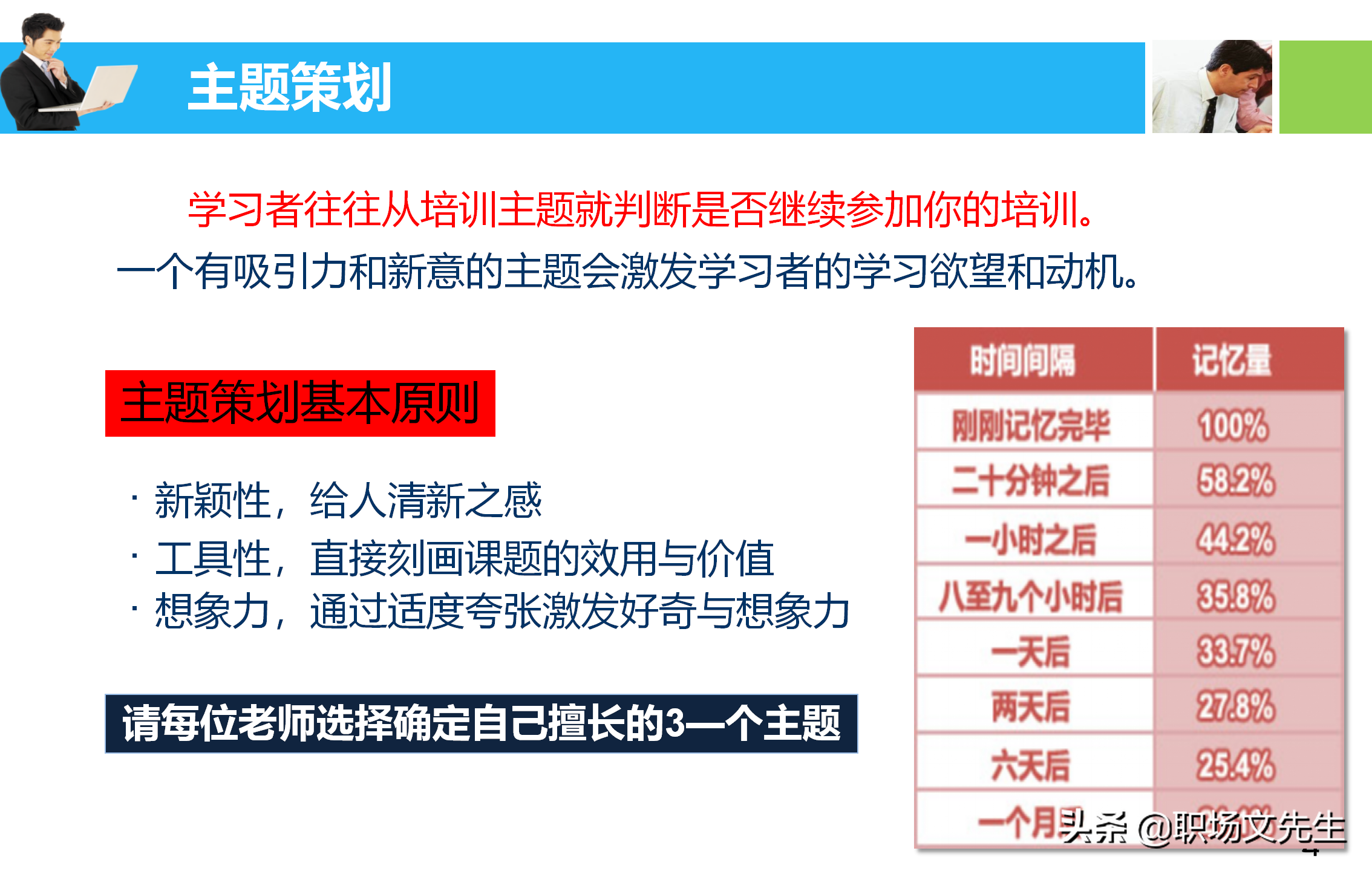 培训师应具备培训课程的设计与讲授技能，55页培训课程开发与设计
