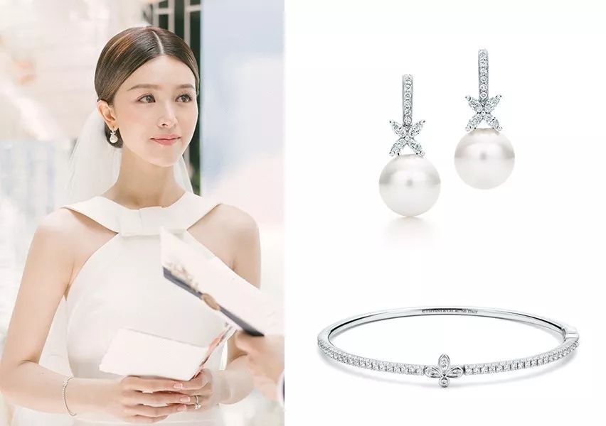 朱珠婚礼戴Tasaki，新郎戴百达翡丽，结婚珠宝腕表怎么配？