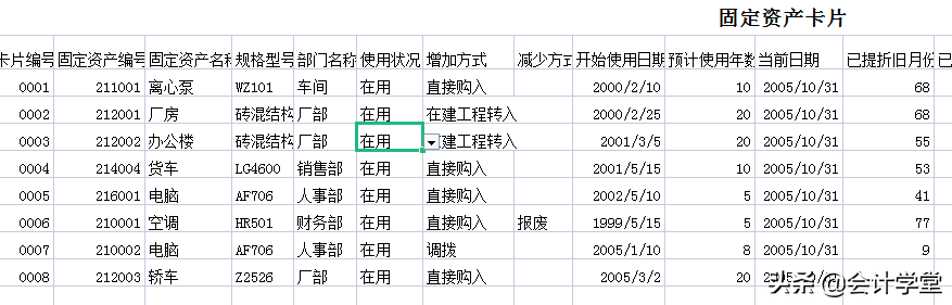 固定资产盘点表,固定资产盘点表excel模板