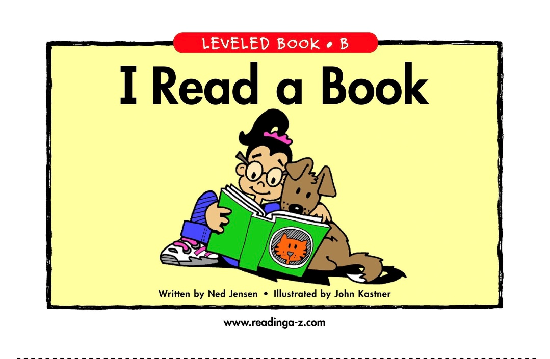 幼儿启蒙有声绘本阅读:《I read a book》读书给狗狗听