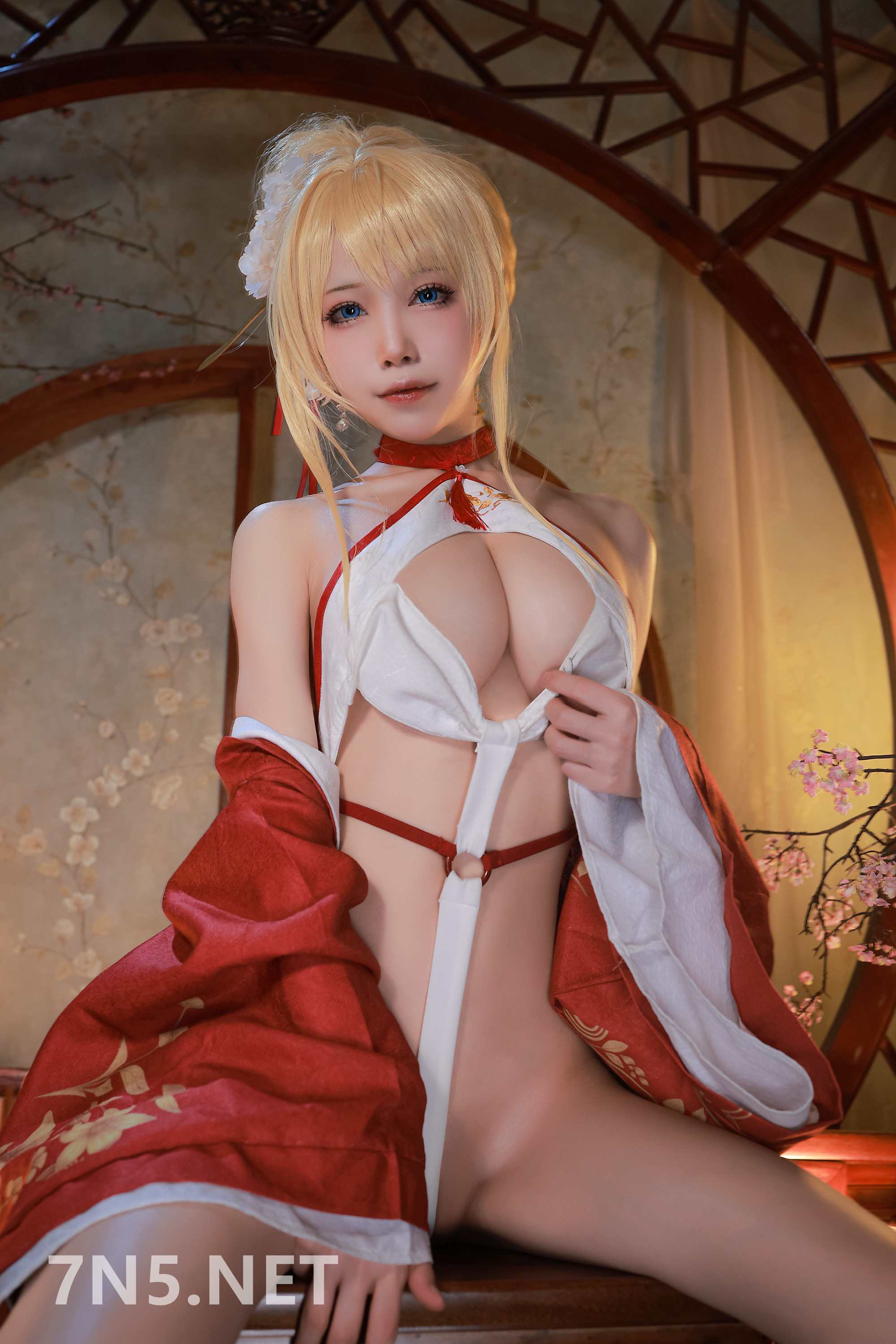 网络红人@水淼aqua 光荣-凉夜香雪[121P/145M]