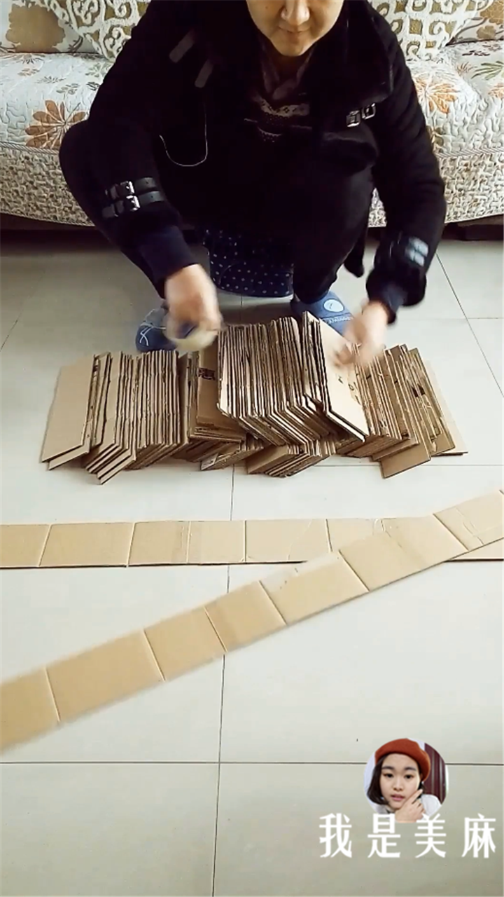 纸箱房子如何手工制作(抖音上超火的儿童纸箱房子,步骤很详细,看完