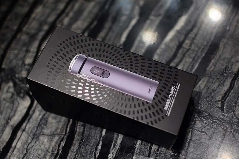 自动加速.升级六叶刀片 须眉智能剃须刀T6（升级2.0版）